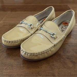 Sam Edelman Tan Patent Leather Loafers - Size 9.5 (EUC)
